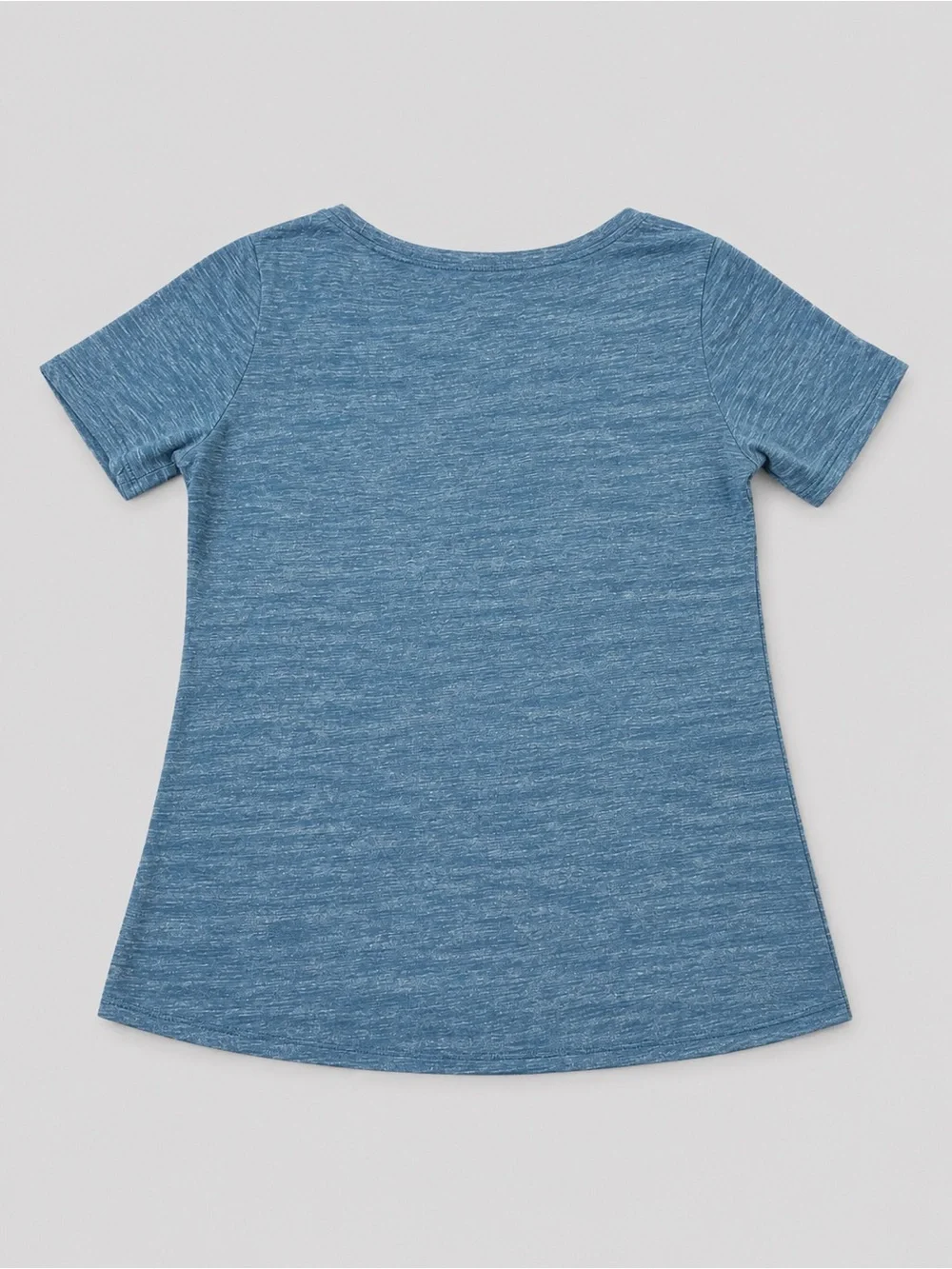 Nike Women's Dri-FIT Heather Blue Short Sleeve Athletic Performance